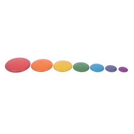 Learning Advantage Rainbow Buttons, Set of 7 73422